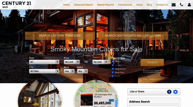 smokymountaininvestmentcabins.com