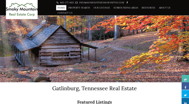 smokymountainrealestatecorp.com