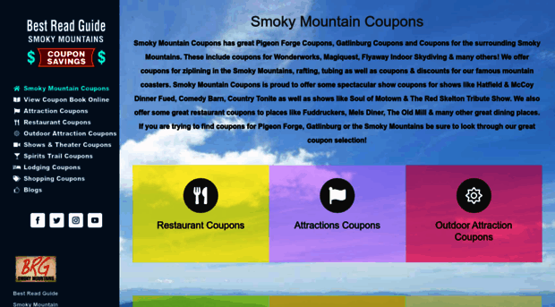 smokymountainscoupons.com