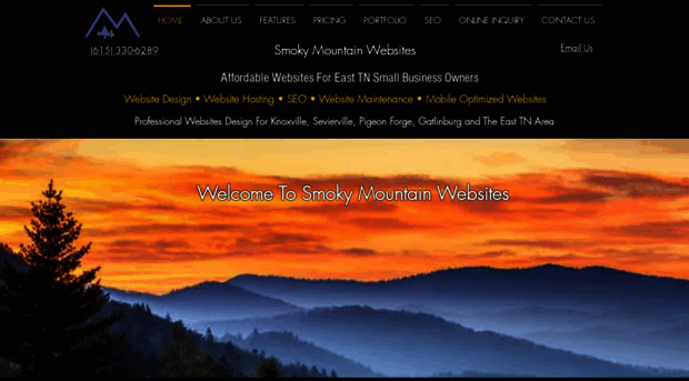 smokymountainwebsites.com