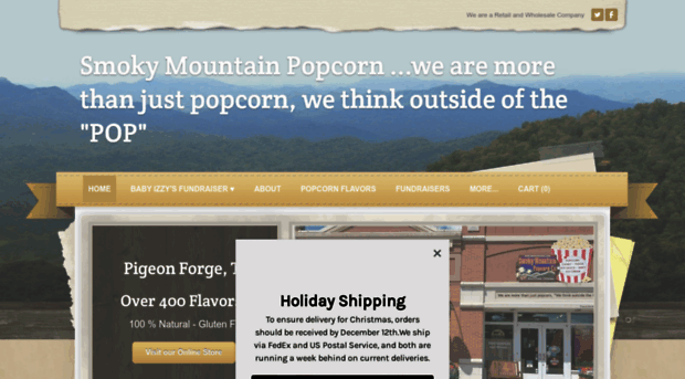 smokymtnpopcorn.com