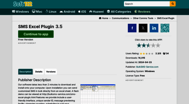 sms-excel-plugin.soft112.com