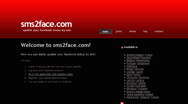 sms2face.com