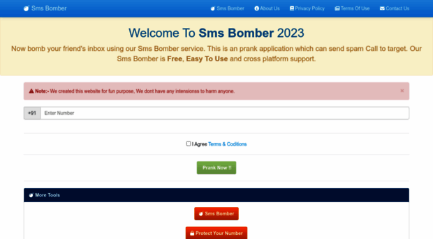 smsbomberonline.com