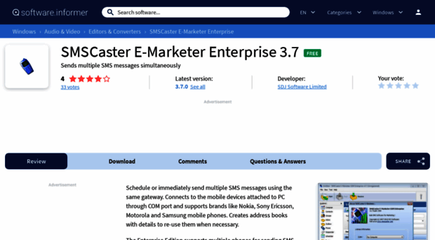 smscaster-e-marketer-enterprise.software.informer.com