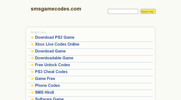 smsgamecodes.com