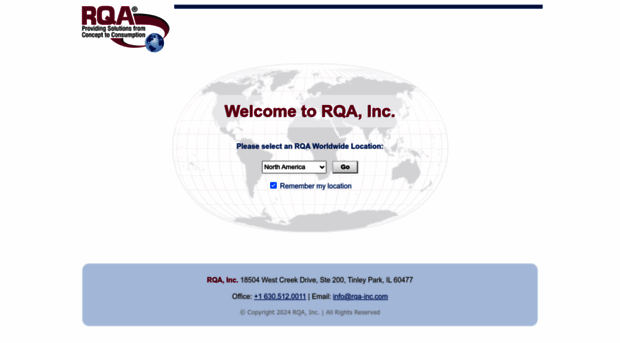 smweb.rqa-inc.com - RQA, Inc. North America - Smweb RQA Inc