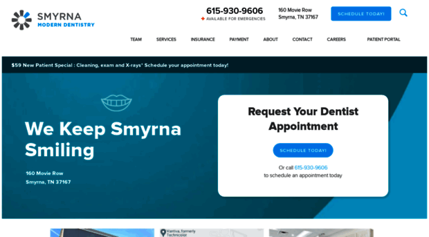 smyrnamoderndentistry.com