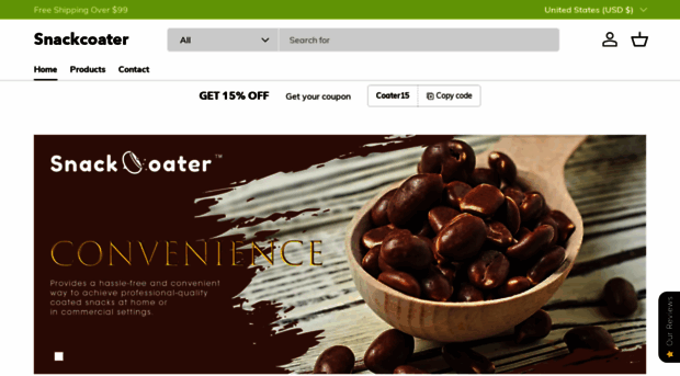 snackcoater.com