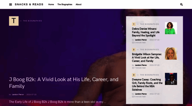 snacksandreads.com