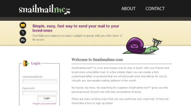 snailmailme.com