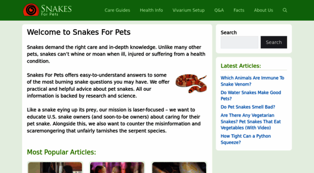 snakesforpets.com