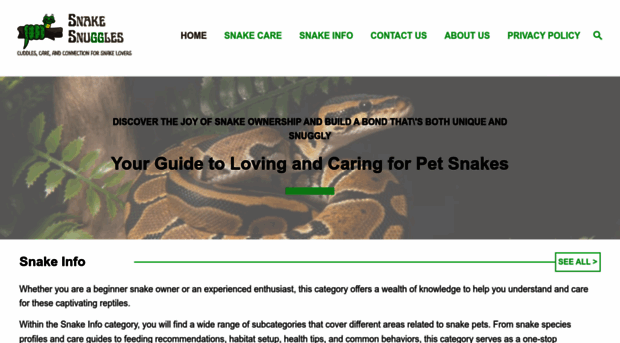 snakesnuggles.com