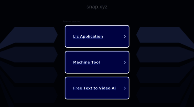 snap.xyz