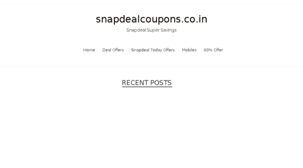 snapdealcoupons.co.in