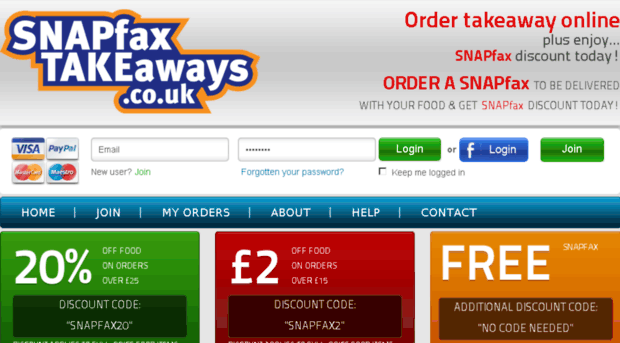 snapfaxtakeaways.co.uk