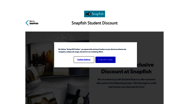 snapfish.studentbeans.com