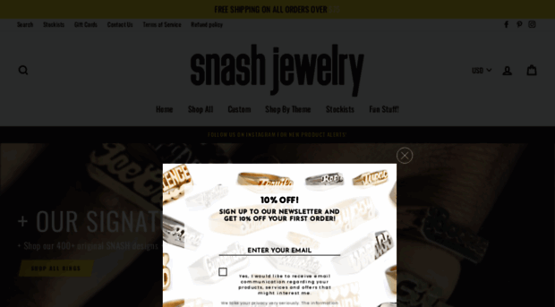 snashjewelry.com