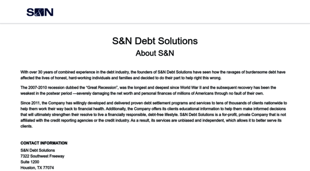 sndebtsolutions.com