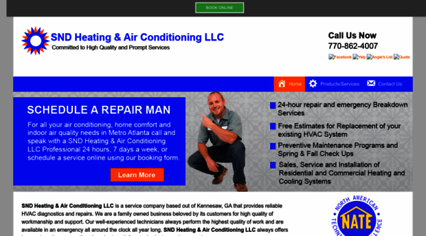 sndheatingandairconditioning.com