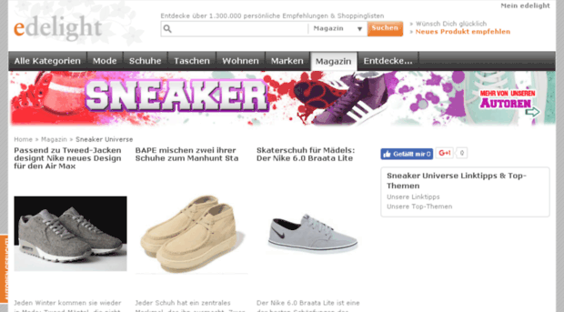 sneakers.edelight.de