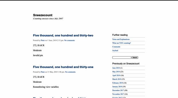 sneezecount.joyfeed.com