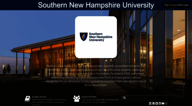 snhu.meritpages.com