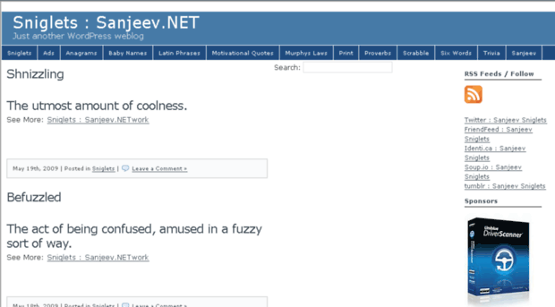 sniglets.sanjeev.net