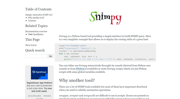 snimpy.readthedocs.io