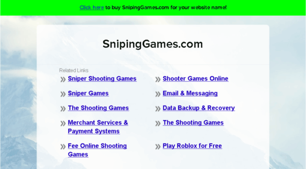 snipinggames.com