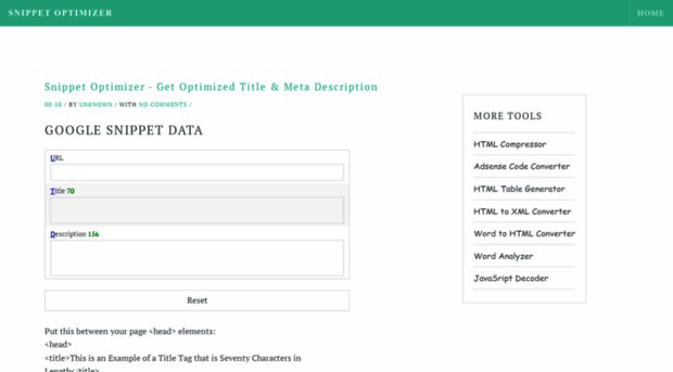 snippetoptimizer.blogspot.com