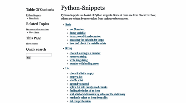 snippets.readthedocs.io