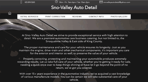 sno-valleyautodetail.com