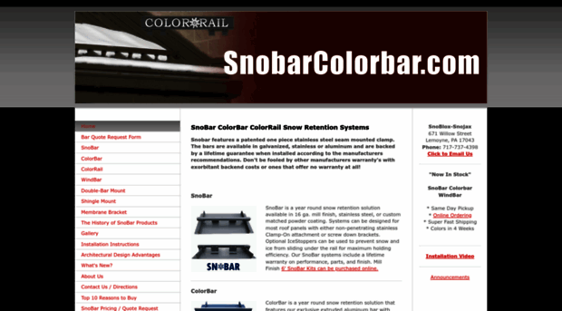 snobarcolorbar.com