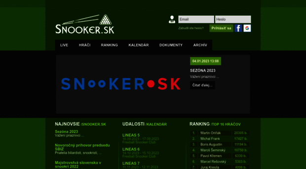 snooker.sk