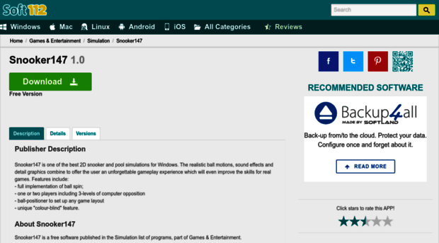 snooker147.soft112.com
