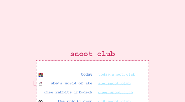 snoot.club