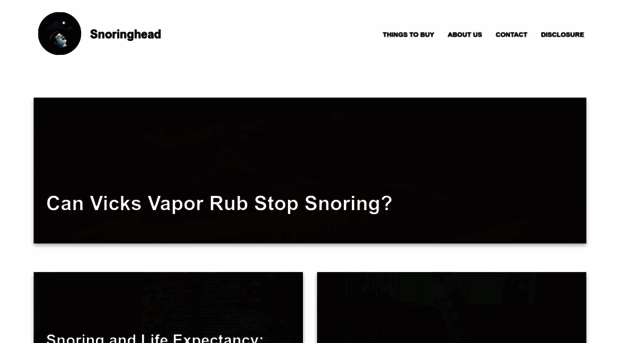 snoringhead.com