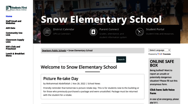 snow.dearbornschools.org