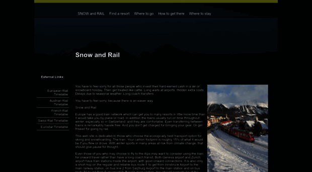 snowandrail.com