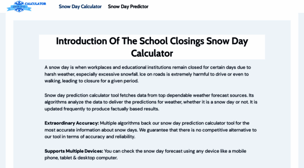 snowcalculator.net