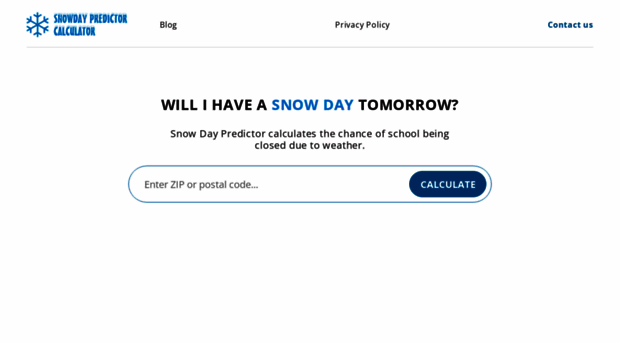 snowdaypredictorcalculator.com