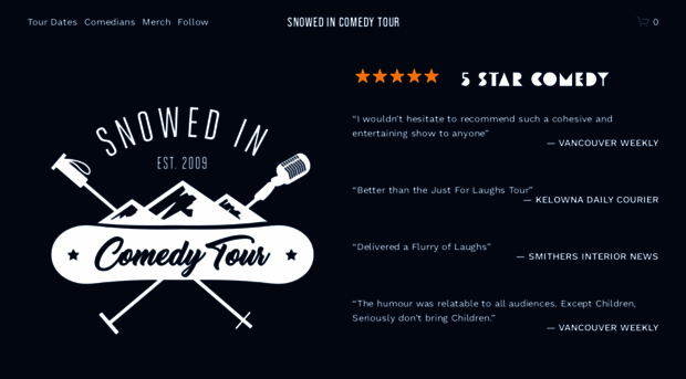 snowedincomedytour.com