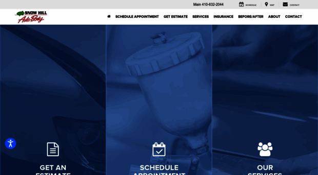 snowhillautobody.com