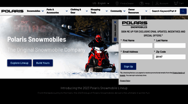 snowmobiles.polaris.com