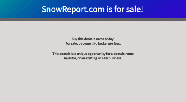 snowreport.com