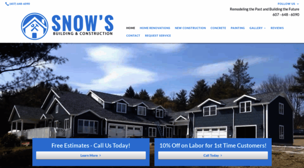 snowsbuildingandconstruction.com