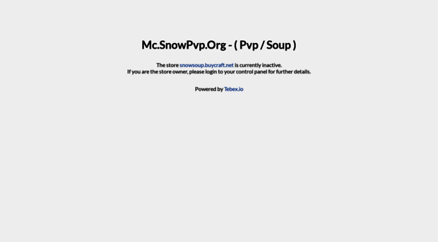 snowsoup.buycraft.net