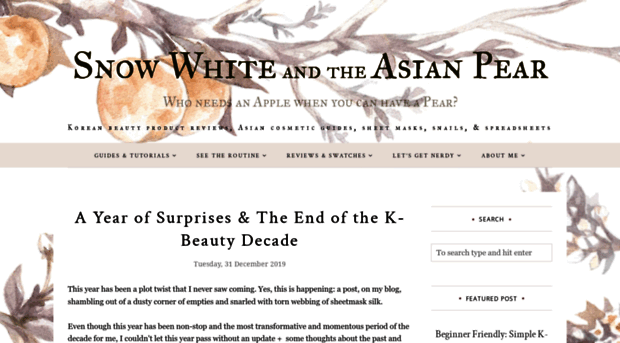 snowwhiteandtheasianpear.com