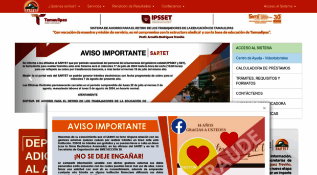 snteseccion30sartet.org.mx